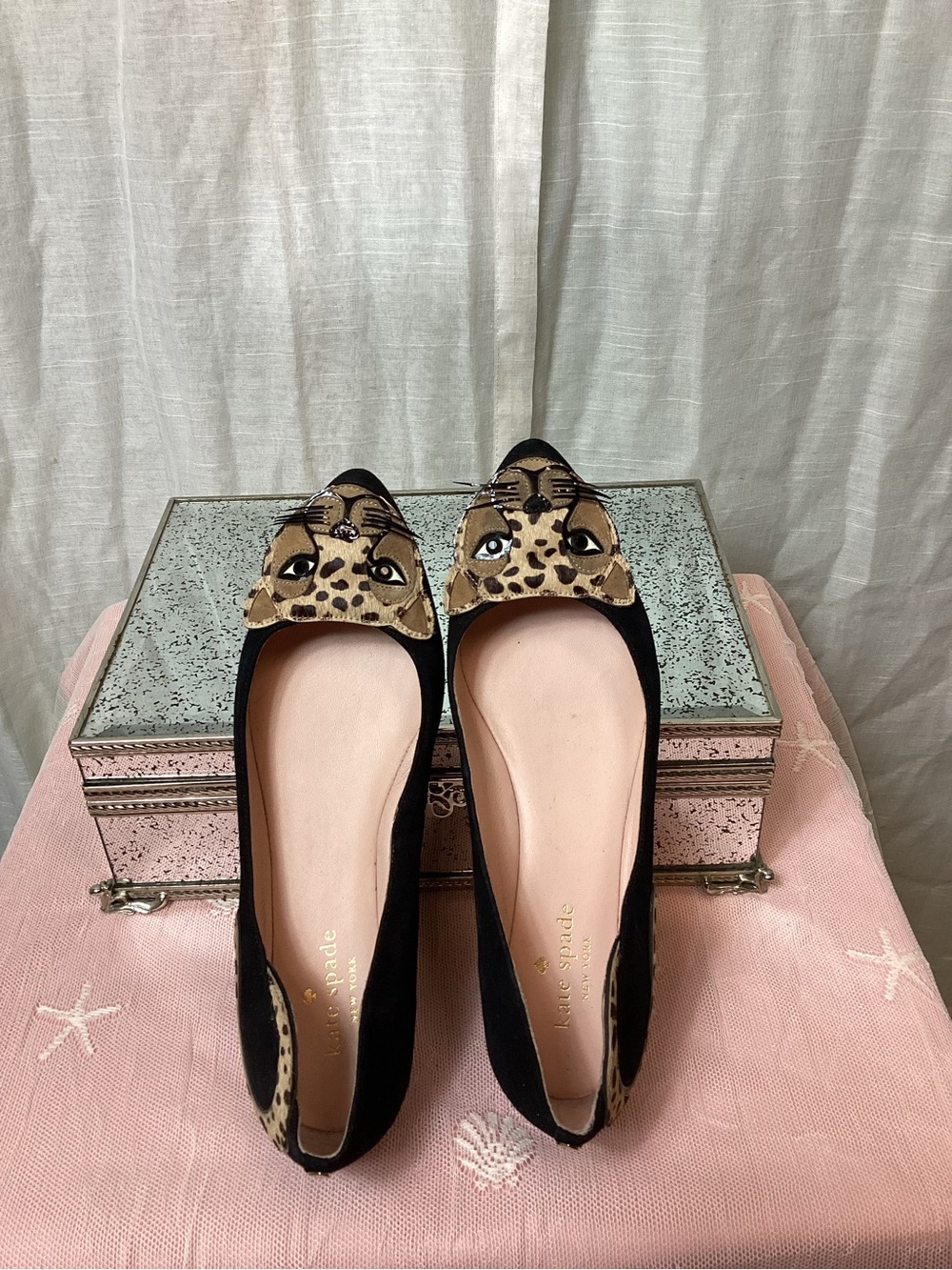 Kate Spade Norman Leopard Calf Hair Flats; Size: 7.5 - Picture 6 of 7